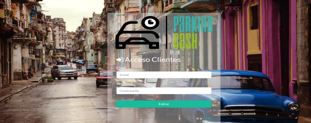 Acceso al sistema WEB (con clave personal de cada cliente). 